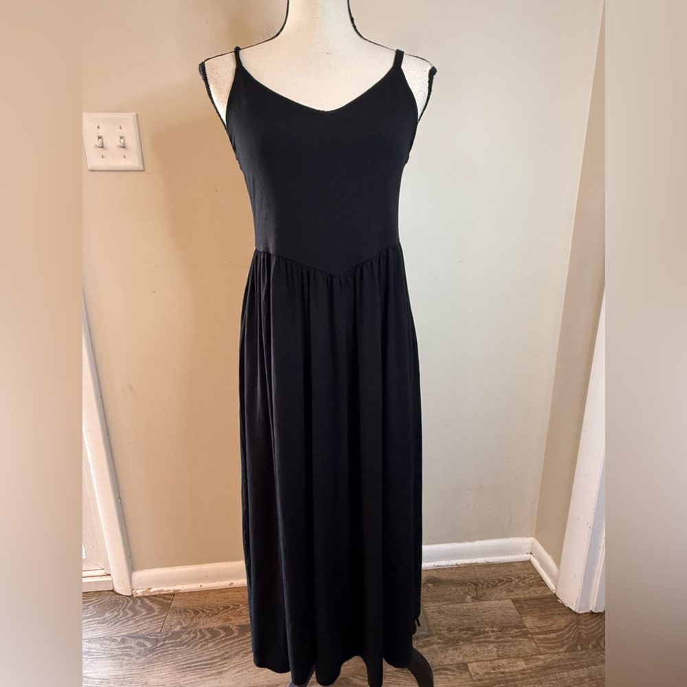 See You Monday Black Maxi Dress